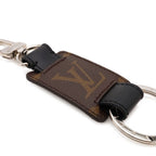 Louis Vuitton Monogram Porte Cles LV Snap Key Holder Key Ring Key Charm Silver — view 4