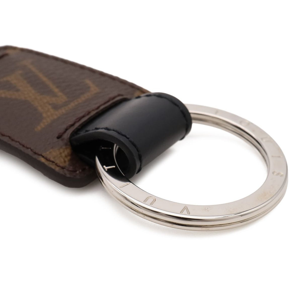 Louis Vuitton Monogram Porte Cles LV Snap Key Holder Key Ring Key Charm Silver — view 5