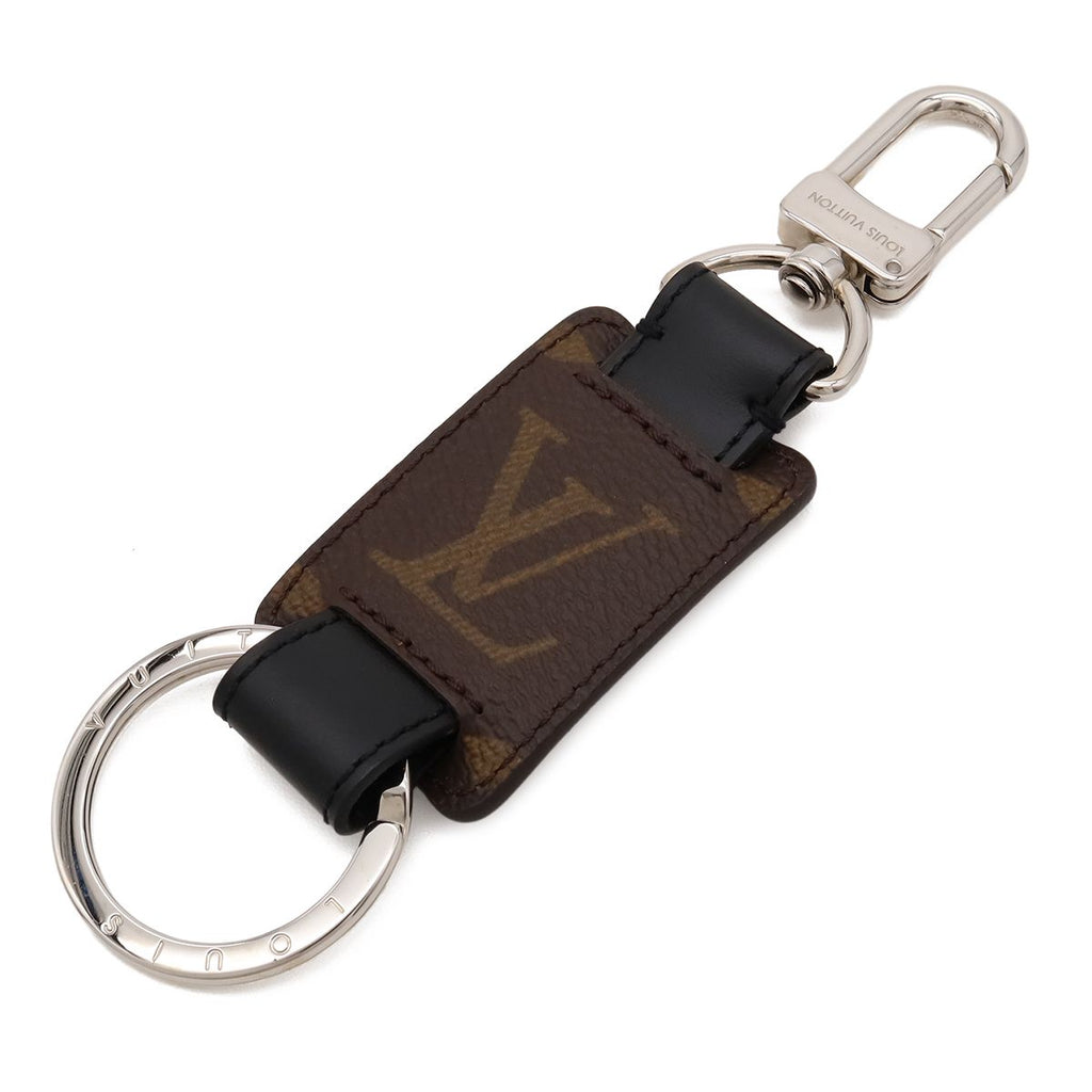 Louis Vuitton Monogram Porte Cles LV Snap Key Holder Key Ring Key Charm Silver