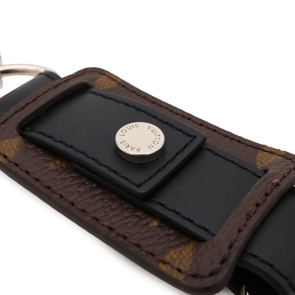 Louis Vuitton Monogram Porte Cles LV Snap Key Holder Key Ring Key Charm Silver — view 6