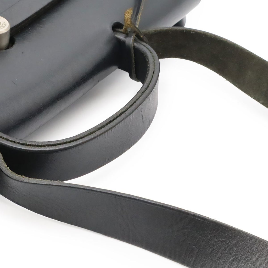 Hermes Herbag MM 2-Way Shoulder Bag Toile Officier Canvas Black — view 4