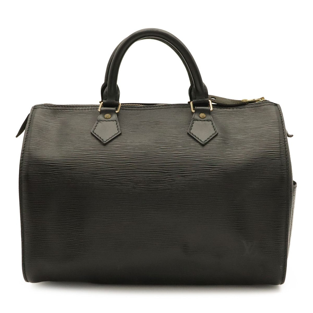Louis Vuitton Epi Speedy 30 Boston Bag Leather Noir Black