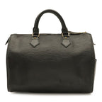 Louis Vuitton Epi Speedy 30 Boston Bag Leather Noir Black