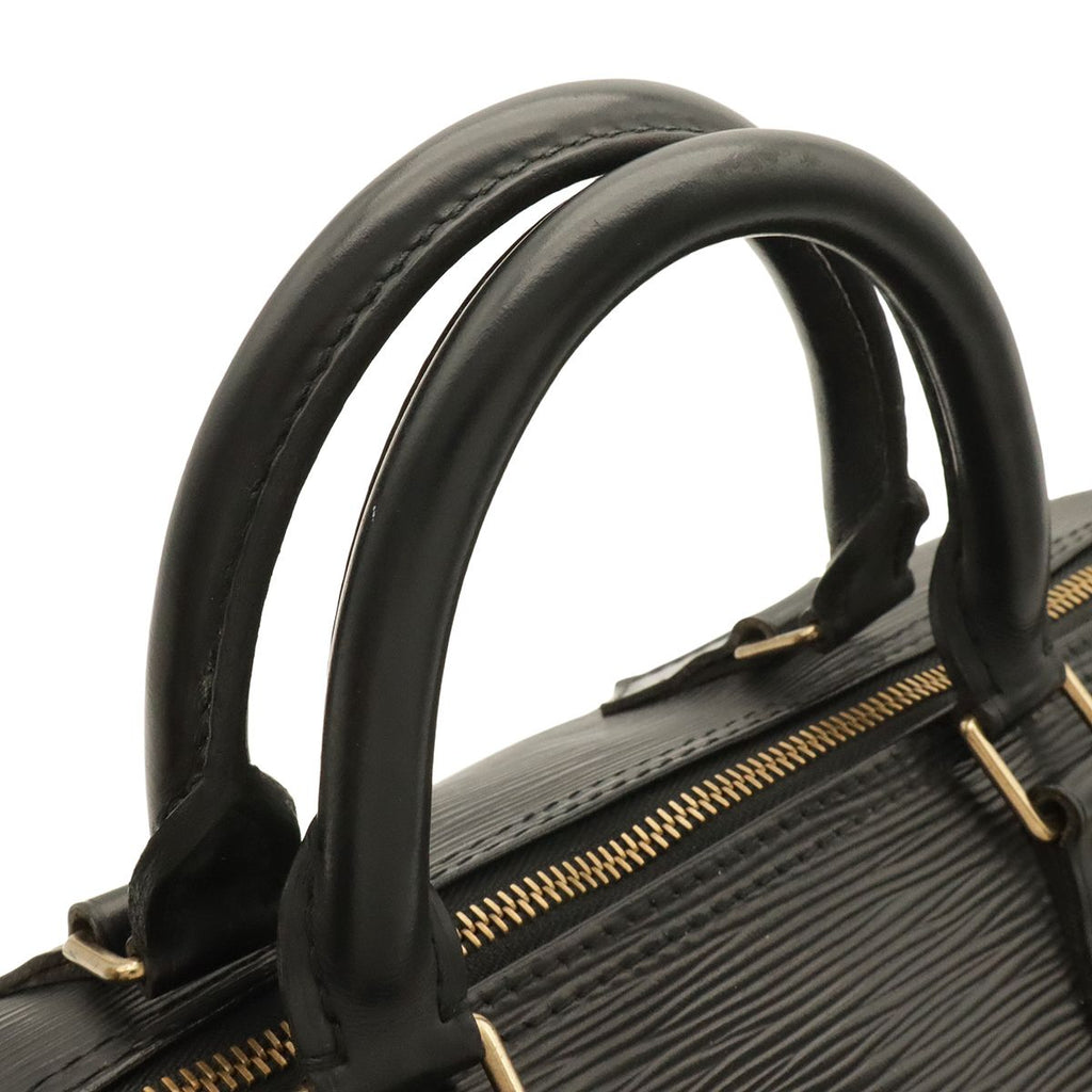 Louis Vuitton Epi Speedy 30 Boston Bag Leather Noir Black — view 4