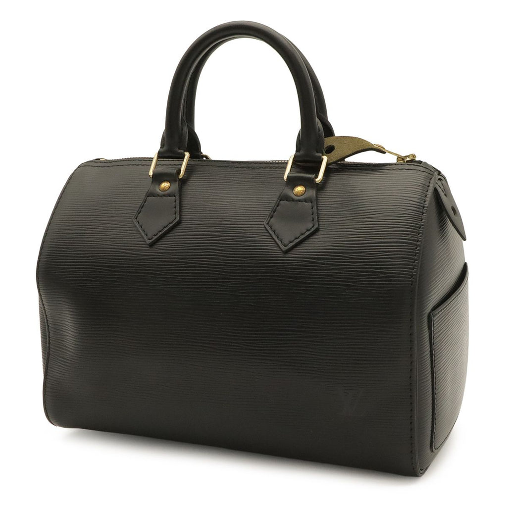 Louis Vuitton Epi Speedy 25 Mini Boston Bag Noir Black Gold — view 2