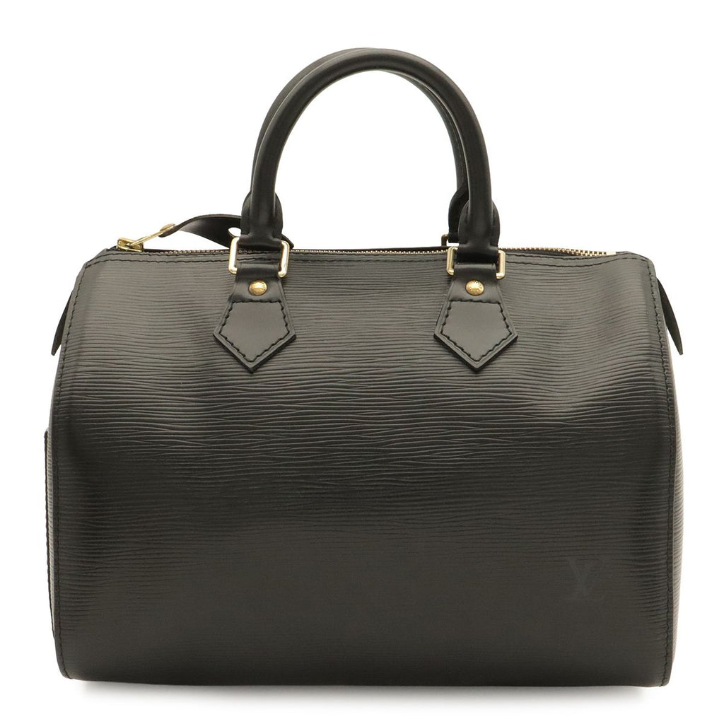 Louis Vuitton Epi Speedy 25 Mini Boston Bag Noir Black Gold