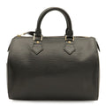 Louis Vuitton Epi Speedy 25 Mini Boston Bag Noir Black Gold