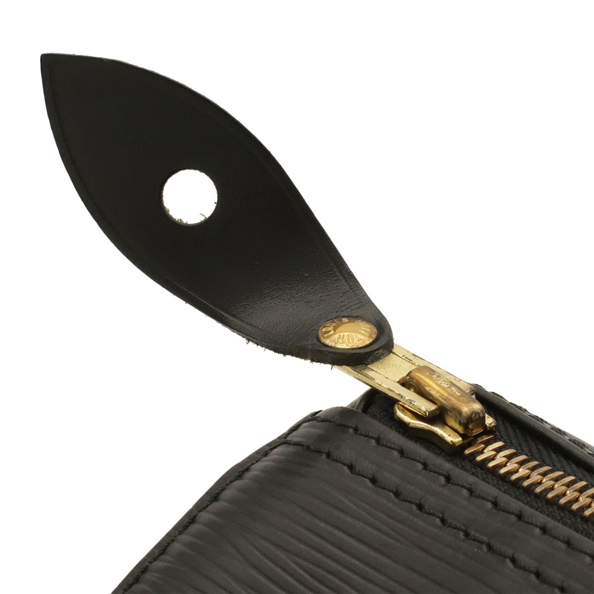 Louis Vuitton Epi Speedy 25 Mini Boston Bag Noir Black Gold — view 4