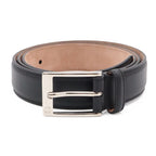 Gucci Belt Reversible Square Buckle Leather Black Silver