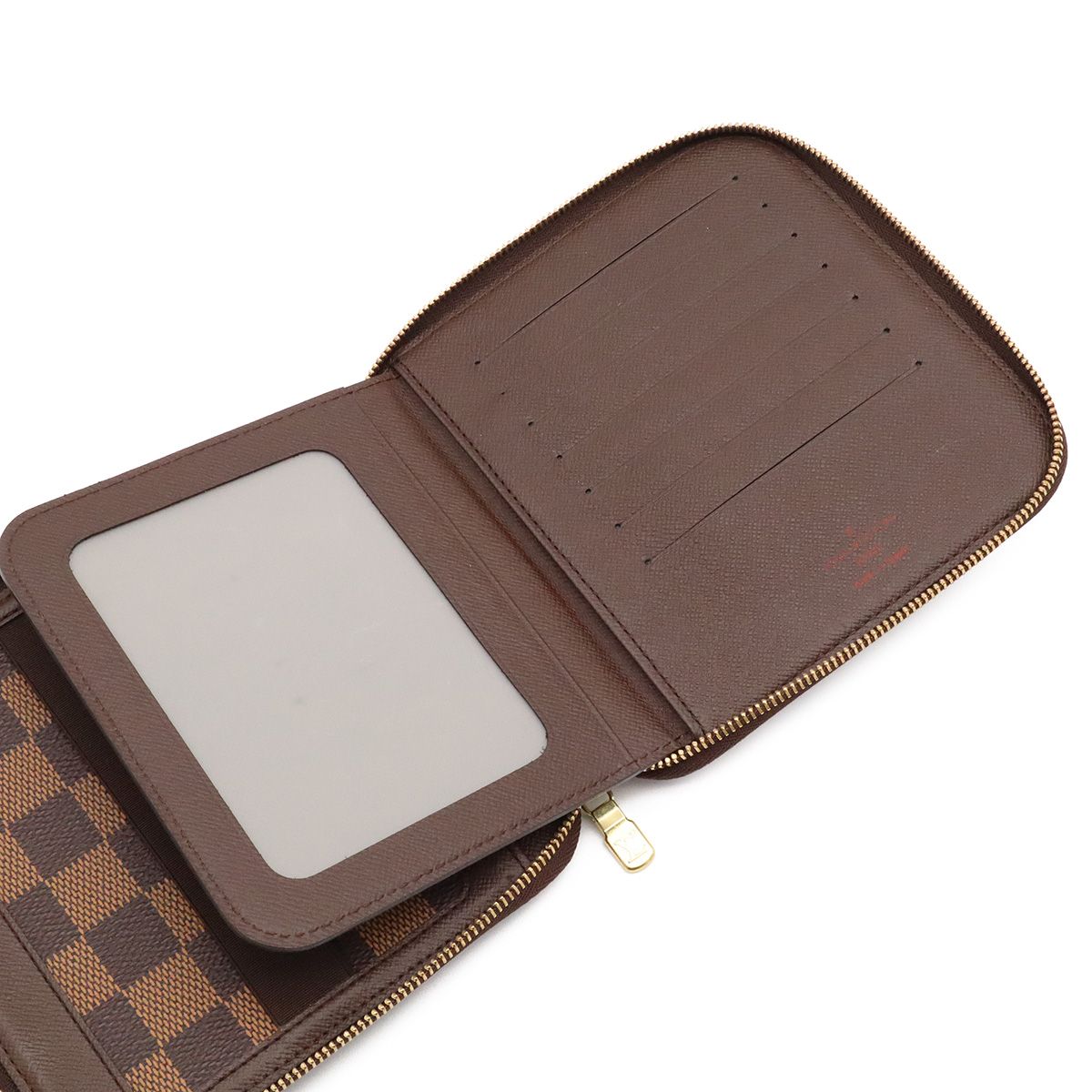Louis Vuitton Damier Organizer Olaf Zip Around Bifold Wallet Passport Case — view 6