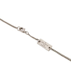 Louis Vuitton Ring Necklace Monogram Pendant Logo Charm Metal Silver — view 6