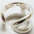 Hermes Osmose Ring GM Large 58 Silver — view 8