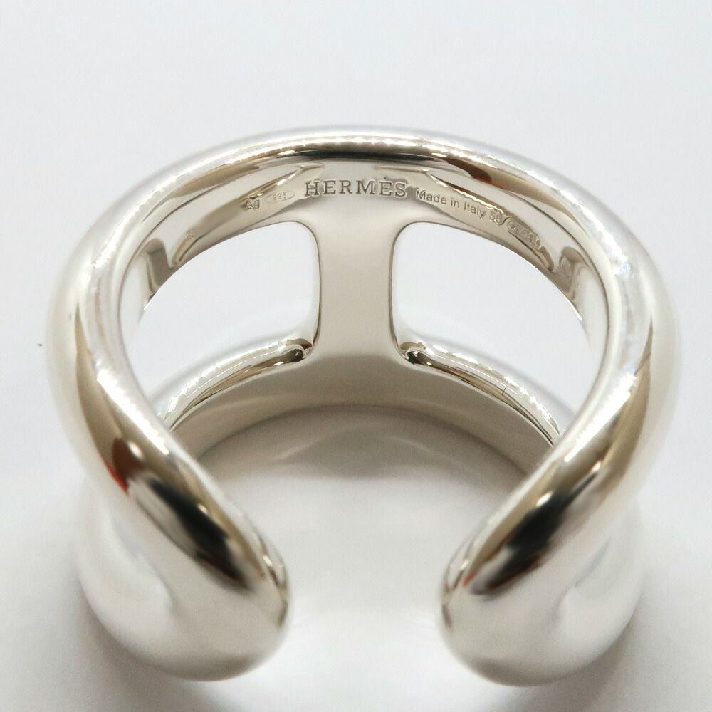 Hermes Osmose Ring GM Large 58 Silver — view 6