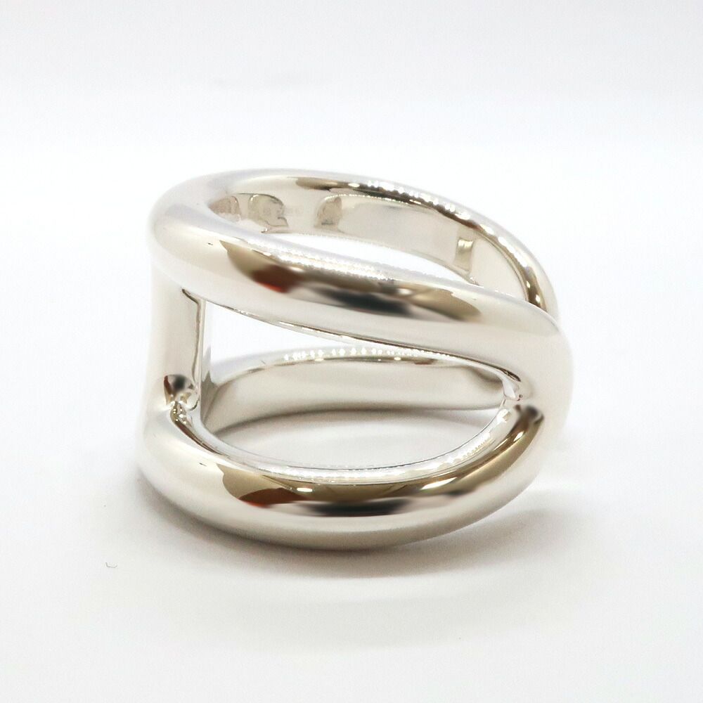 Hermes Osmose Ring GM Large 58 Silver — view 3