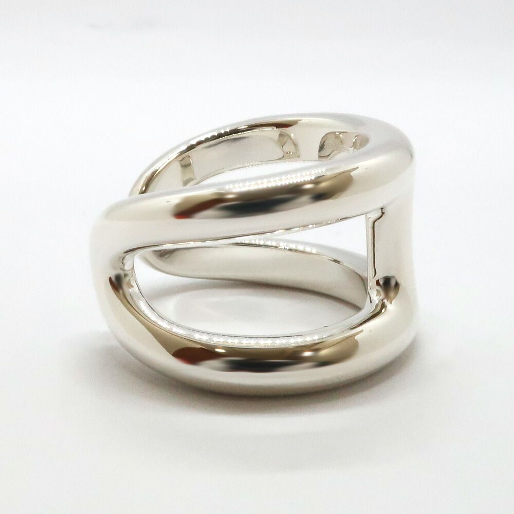 Hermes Osmose Ring GM Large 58 Silver — view 4