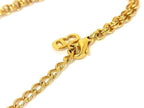 Dior Necklace CD Logo Gold Metal Rhinestone — view 3
