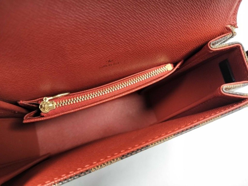 Louis Vuitton Shoulder Bag Tribeca Mini Ebene Damier Gold — view 8