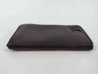 Louis Vuitton Wallet Aerogram Zippy Vertical Black Leather Zip Around Silver — view 4