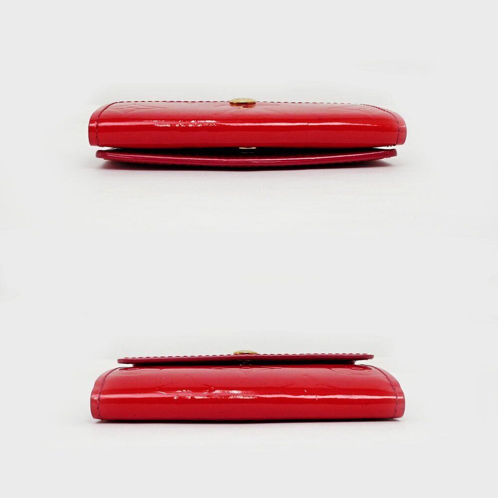 Louis Vuitton Vernis Ludlow Red Monogram GD Mini Wallet Coin Purse — view 4