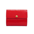 Louis Vuitton Vernis Ludlow Red Monogram GD Mini Wallet Coin Purse