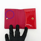 Louis Vuitton Vernis Ludlow Red Monogram GD Mini Wallet Coin Purse — view 8