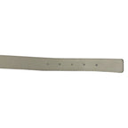 Saint Laurent Paris Belt Maillon White Gold Leather — view 5