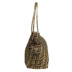 Fendi Zucca Tote Bag Canvas Brown — view 3