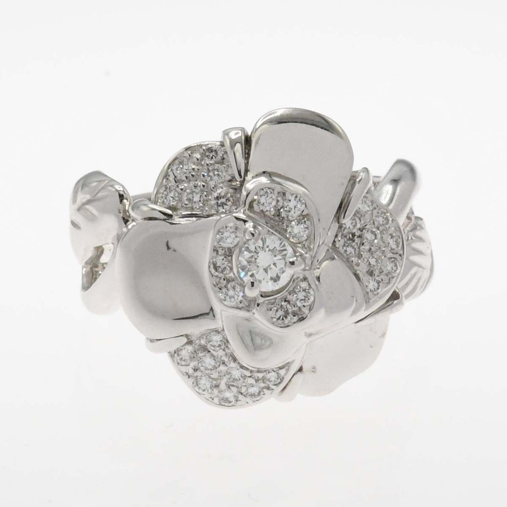 Chanel Camellia Ring 750 Diamond