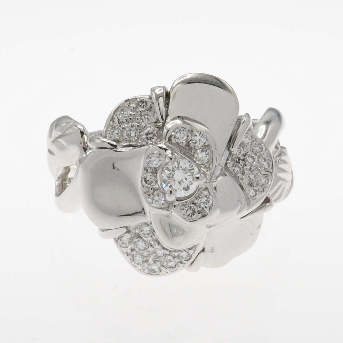 Chanel Camellia Ring 750 Diamond