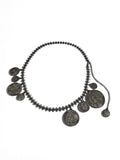Chanel Vintage Chain Belt Necklace Large Gray