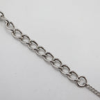 Dior Necklace Heart Motif Logo Silver — view 3