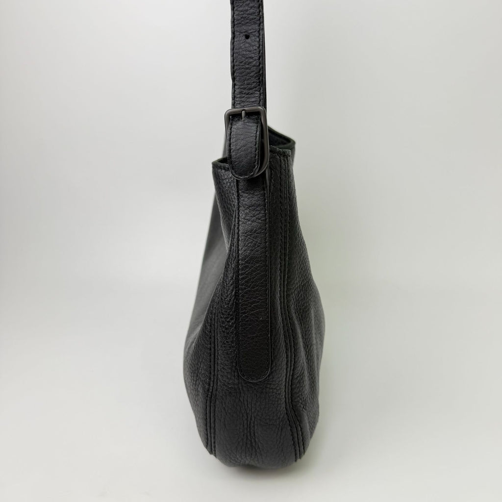 Bottega Veneta Shoulder Bag Leather Black Vintage — view 3