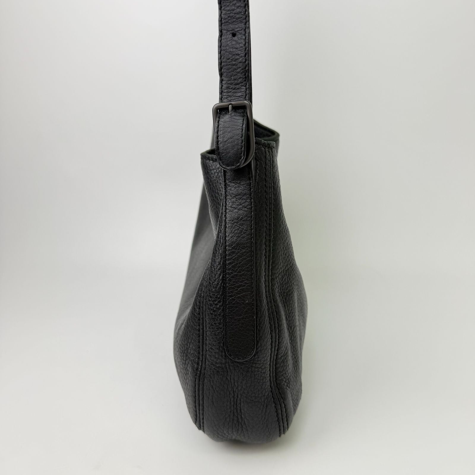 Bottega Veneta Shoulder Bag Leather Black Vintage — view 3