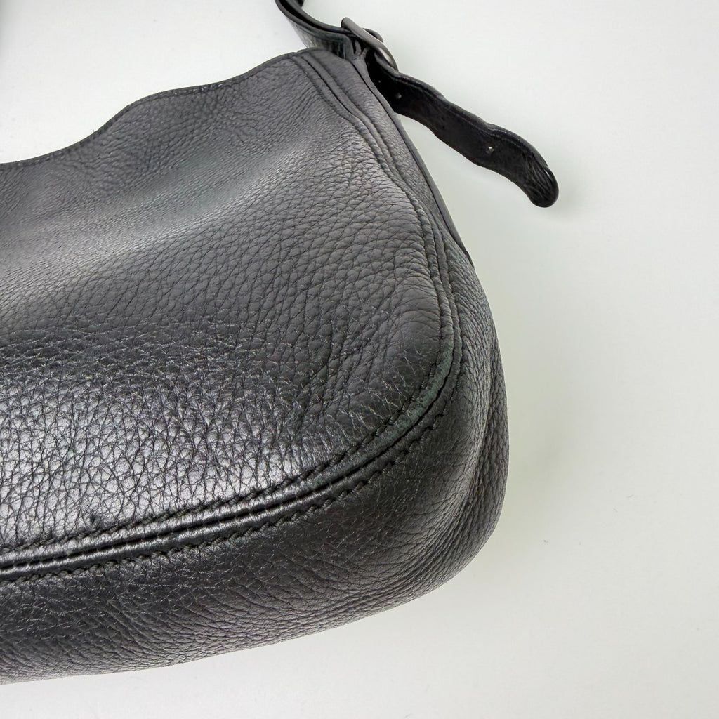 Bottega Veneta Shoulder Bag Leather Black Vintage — view 7