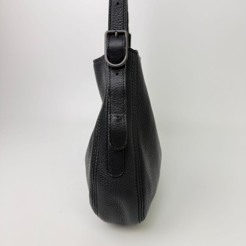 Bottega Veneta Shoulder Bag Leather Black Vintage — view 4