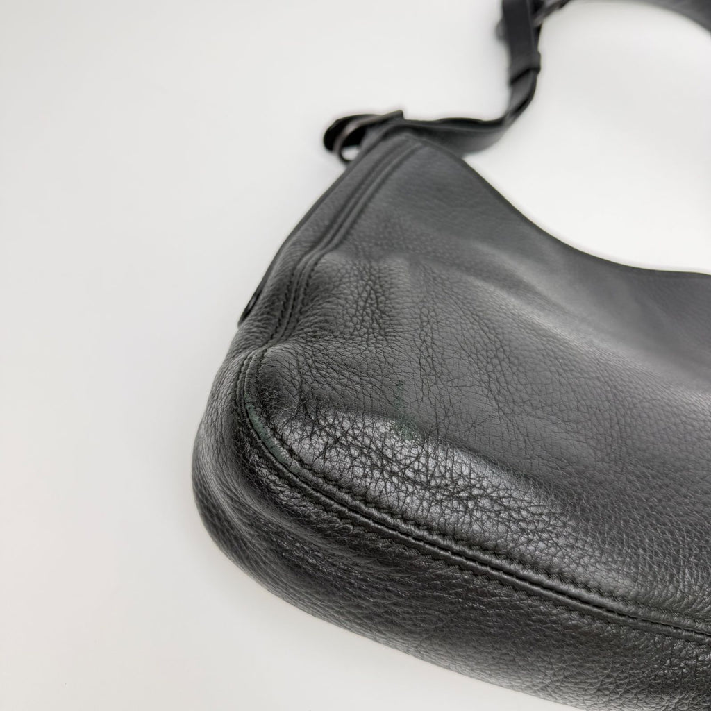 Bottega Veneta Shoulder Bag Leather Black Vintage — view 6