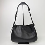 Bottega Veneta Shoulder Bag Leather Black Vintage