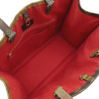 Louis Vuitton Tote Bag On The Go MM Monogram Canvas Reverse Gold — view 7