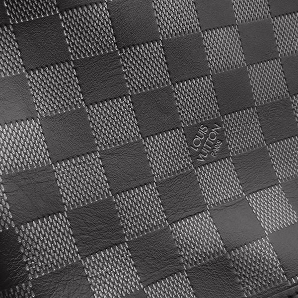 Louis Vuitton Belt Bag Avenue Damier Canvas Infini Metallic Onyx Matte Silver — view 7