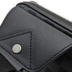 Louis Vuitton Belt Bag Avenue Damier Canvas Infini Metallic Onyx Matte Silver — view 8
