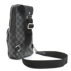 Louis Vuitton Belt Bag Avenue Damier Canvas Infini Metallic Onyx Matte Silver — view 2