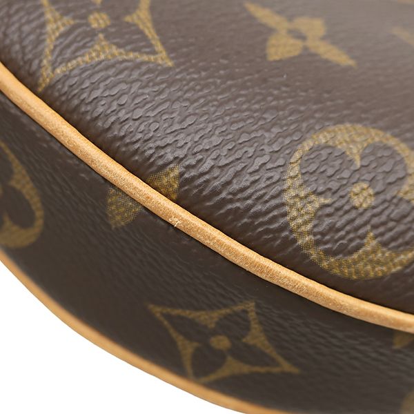 Louis Vuitton Shoulder Bag Pochette Croissant Monogram Canvas Gold Brown — view 5
