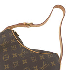 Louis Vuitton Shoulder Bag Pochette Croissant Monogram Canvas Gold Brown — view 6