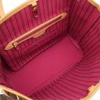 Louis Vuitton Tote Bag Neverfull PM Monogram Canvas Pivoine Gold Brown Pink — view 6