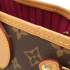 Louis Vuitton Tote Bag Neverfull PM Monogram Canvas Pivoine Gold Brown Pink — view 5