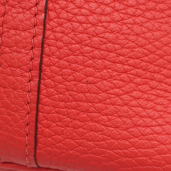 Hermes Handbag Picotin Lock 18 PM Taurillon Clemence Rouge de Coeur Silver — view 8