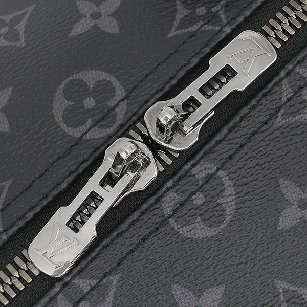 Louis Vuitton Boston Bag Keepall Bandouliere 45 Monogram Eclipse Gunmetal — view 5