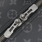 Louis Vuitton Boston Bag Keepall Bandouliere 45 Monogram Eclipse Gunmetal — view 5