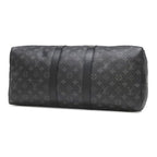 Louis Vuitton Boston Bag Keepall Bandouliere 45 Monogram Eclipse Gunmetal — view 3