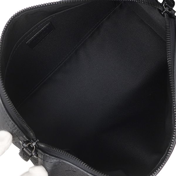 Louis Vuitton Shoulder Bag City Keepall Leather Monogram Shadow Noir Black — view 6